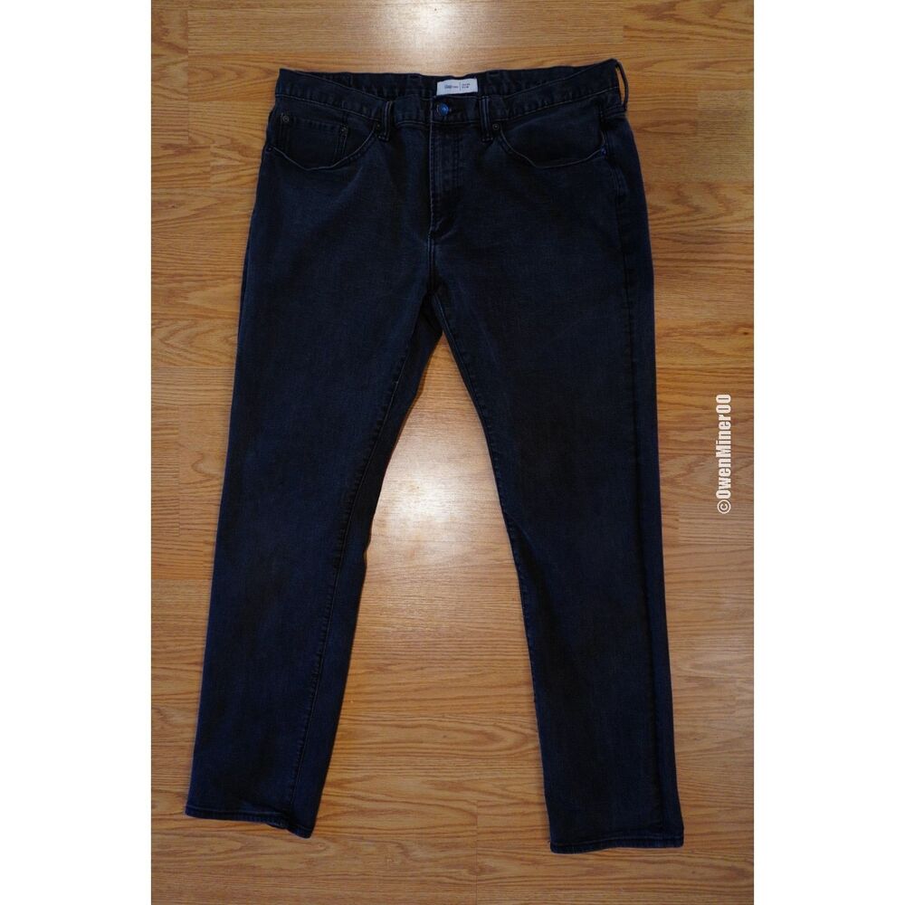 Gap Slim Black Jeans - Size 38x36 | Made in Pakistan | Stretch Fit
